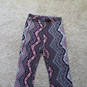 Fashion Nova Carly Print Flare Pants - Pink